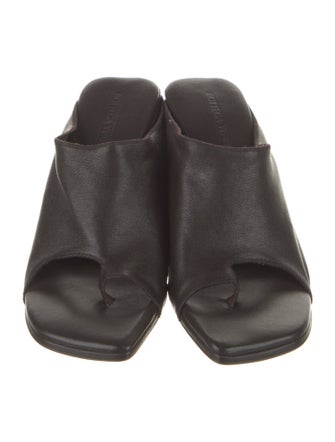 Bottega Veneta Leather Slides