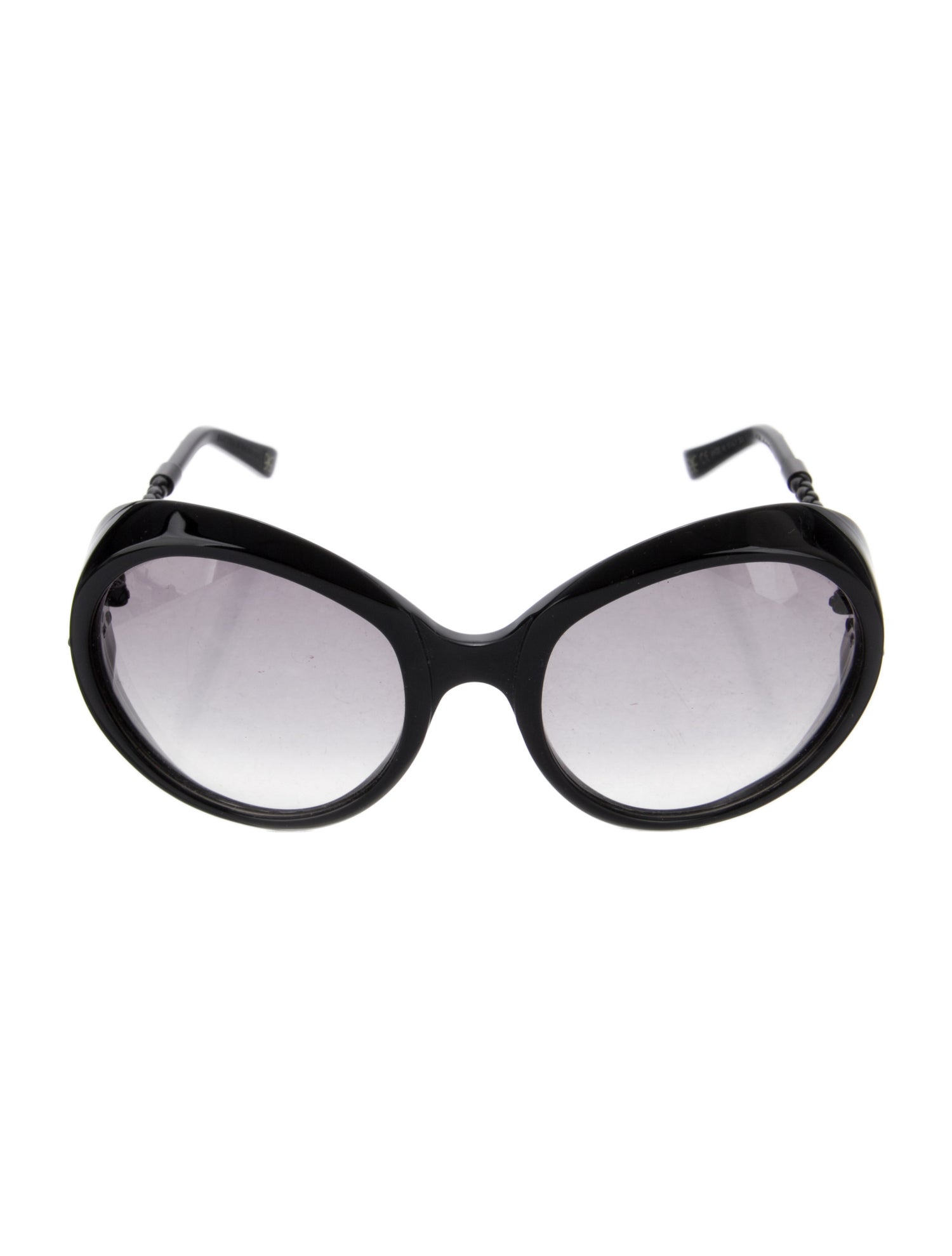 Bottega Veneta Intrecciato Weave Oversize Sunglasses