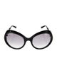Bottega Veneta Intrecciato Weave Oversize Sunglasses