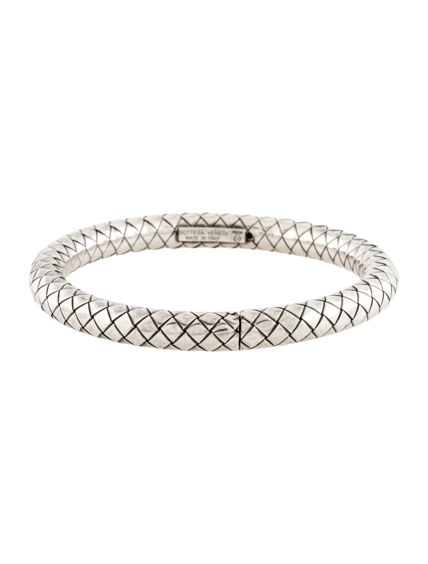 Bottega Veneta Woven Intrecciato Bangle