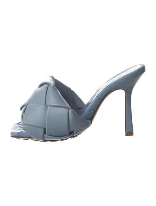 Bottega Veneta Intrecciato Weave Leather Slides