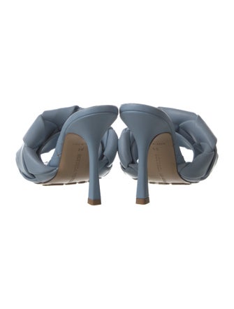 Bottega Veneta Intrecciato Weave Leather Slides