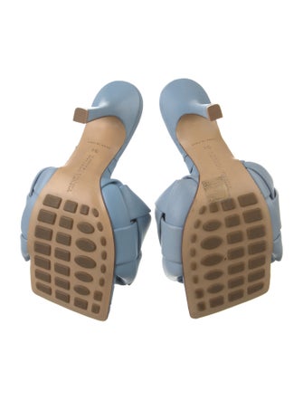 Bottega Veneta Intrecciato Weave Leather Slides