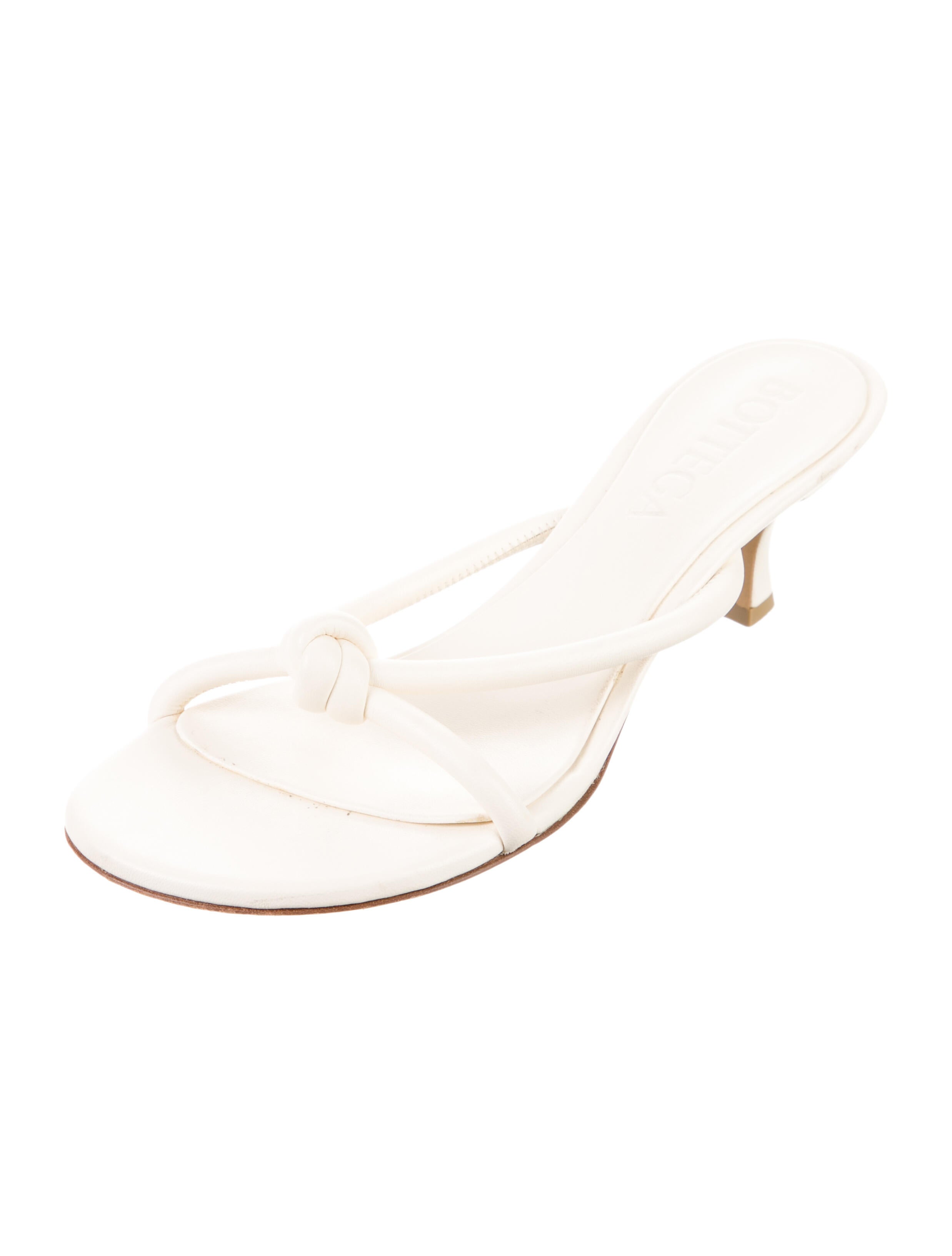 Bottega Veneta Leather Slides