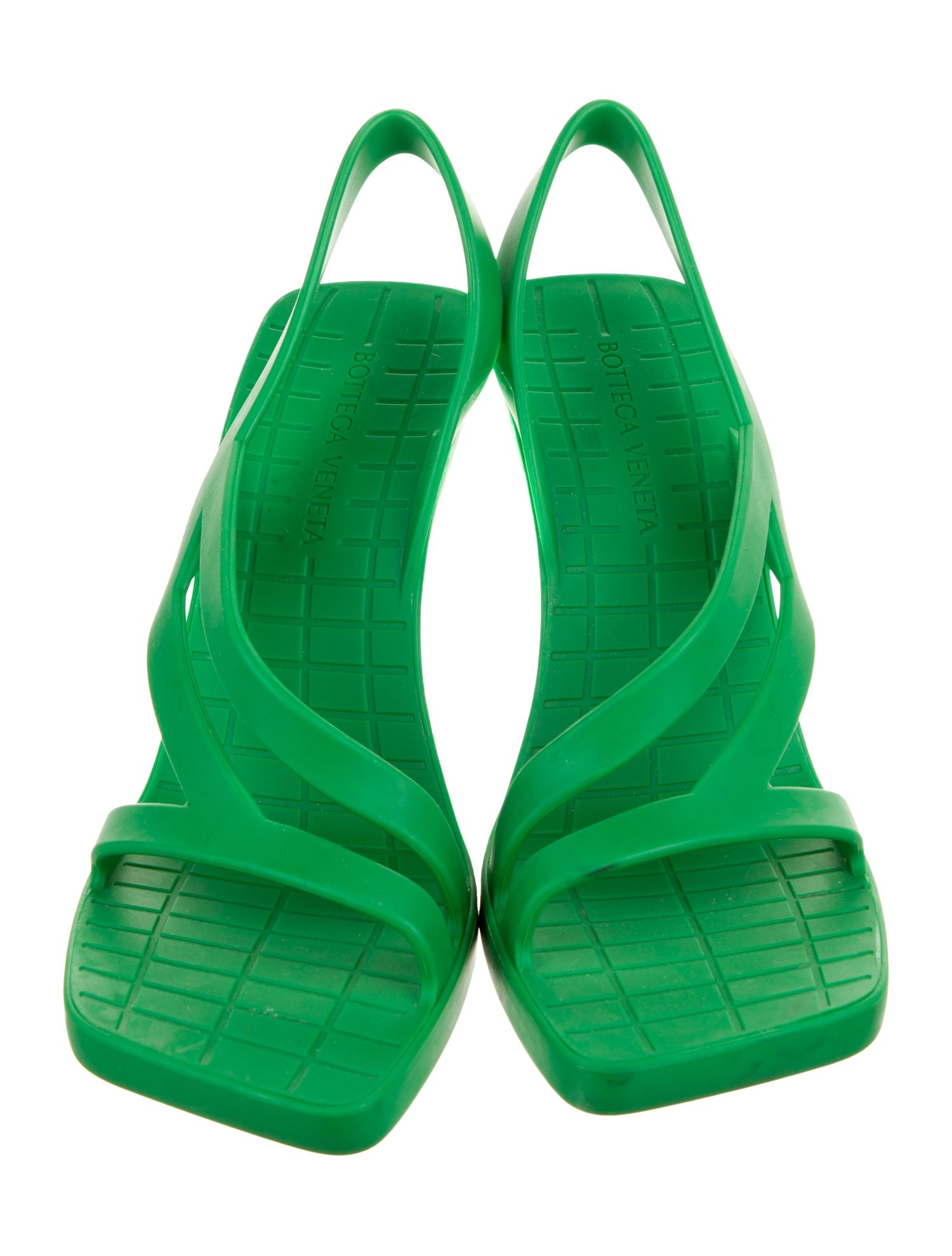 Bottega Veneta Jimbo Rubber Slingback Sandals