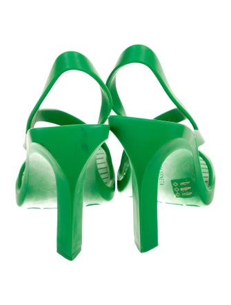Bottega Veneta Jimbo Rubber Slingback Sandals