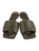 Bottega Veneta Quilted Pattern Leather Slides