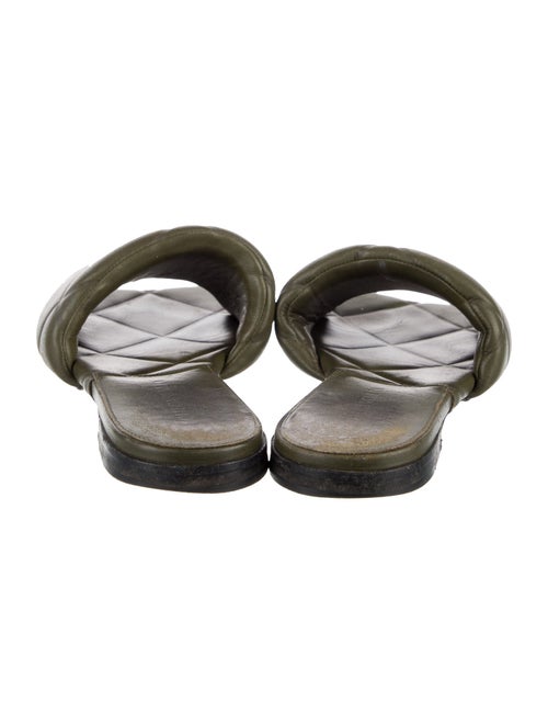 Bottega Veneta Quilted Pattern Leather Slides