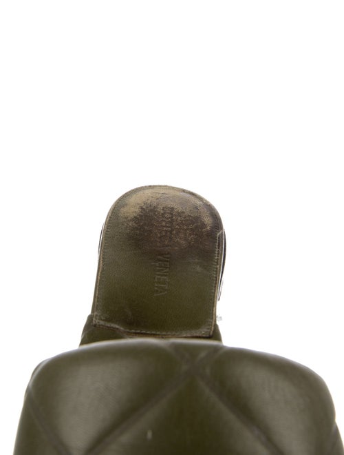 Bottega Veneta Quilted Pattern Leather Slides