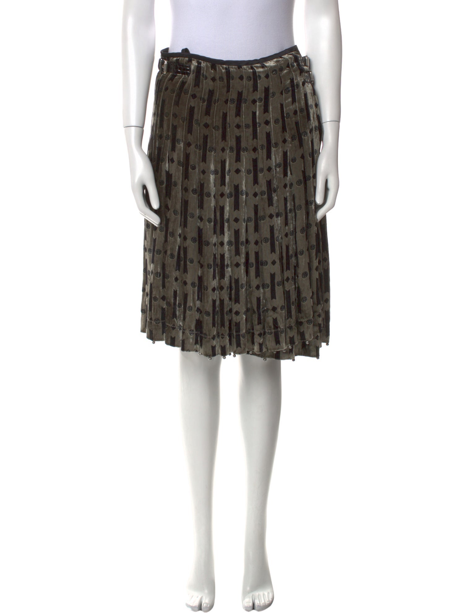 Bottega Veneta Printed Knee-Length Skirt