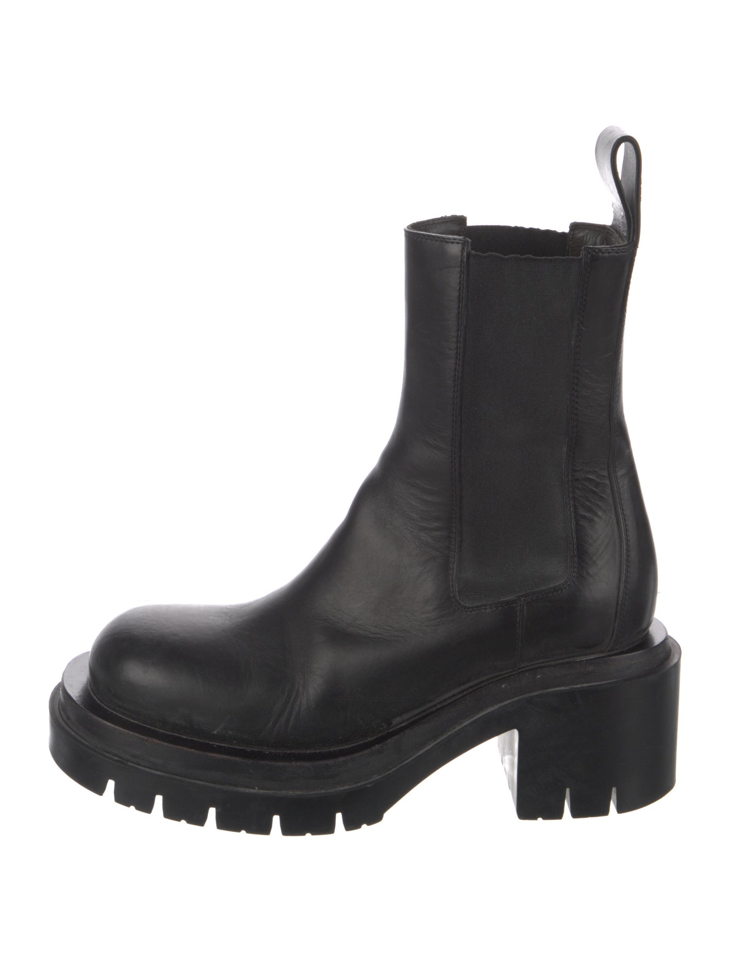 Bottega Veneta Leather Grosgrain Trim Chelsea Boots