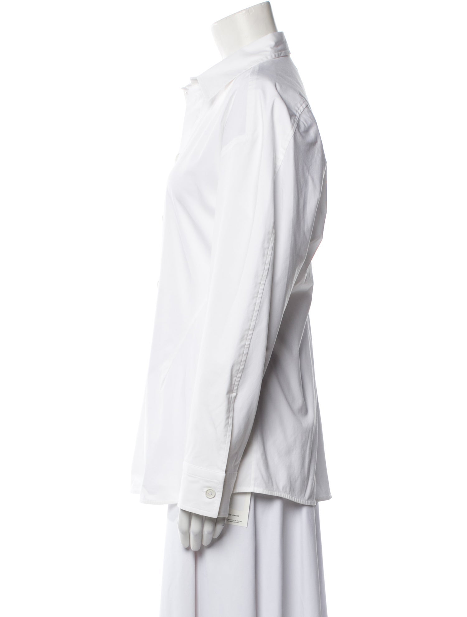 Bottega Veneta Long Sleeve Button-Up Top