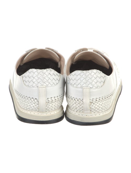 Bottega Veneta Intrecciato Weave Leather Oxfords