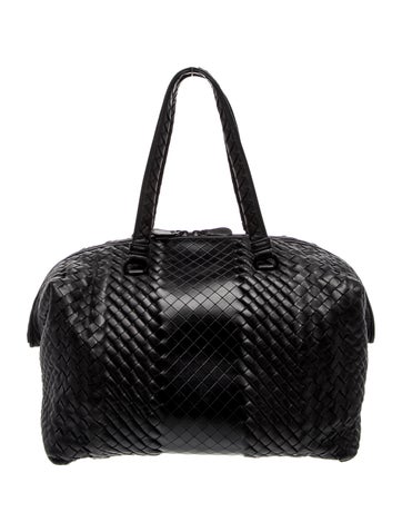 Bottega Veneta Handle Bags Intrecciato Vintage Weekender Bag