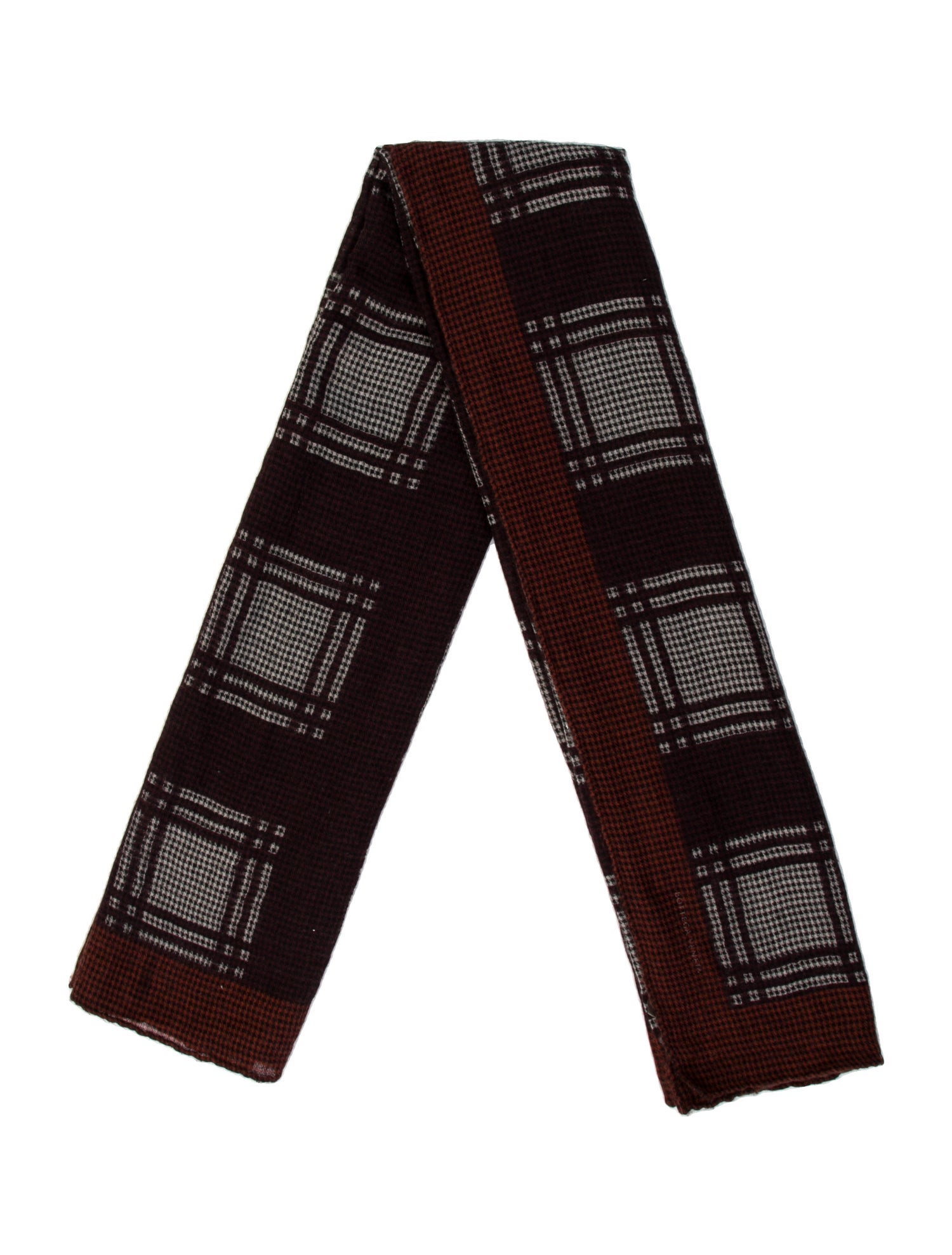 Bottega Veneta Wool Printed Scarf