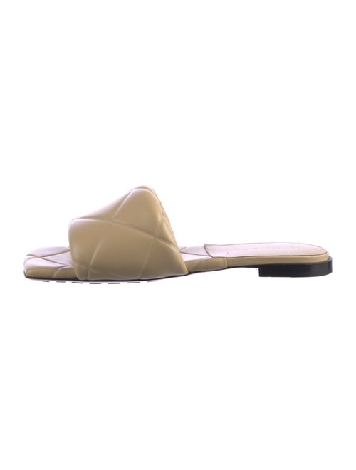 Bottega Veneta Quilted Pattern Leather Slides