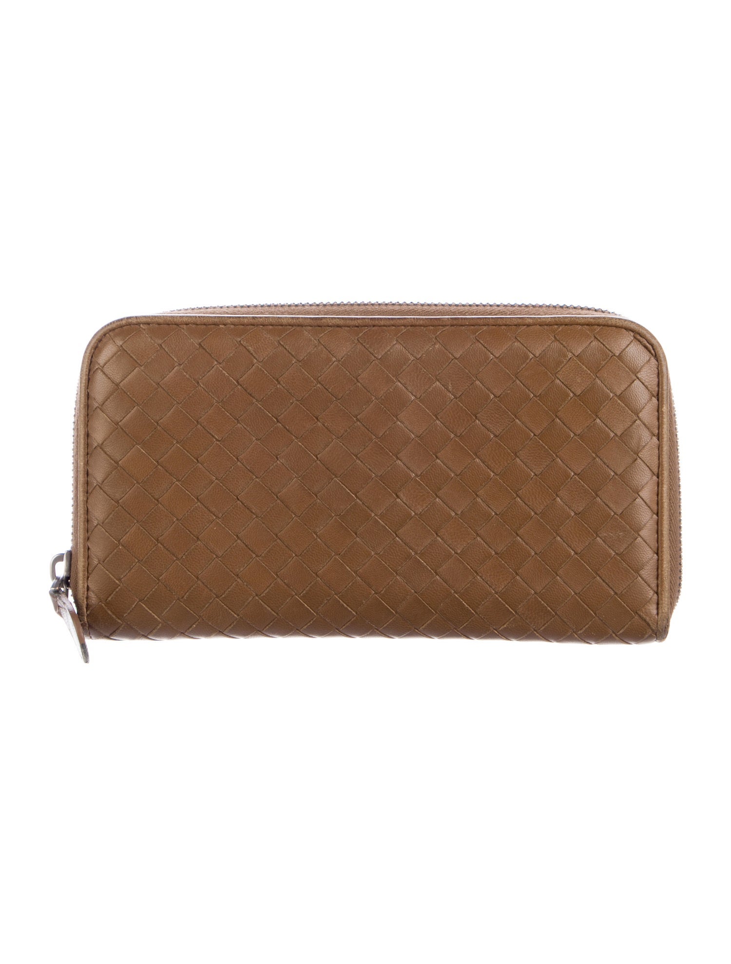 Bottega Veneta Vintage Intrecciato Weave Continental Wallet