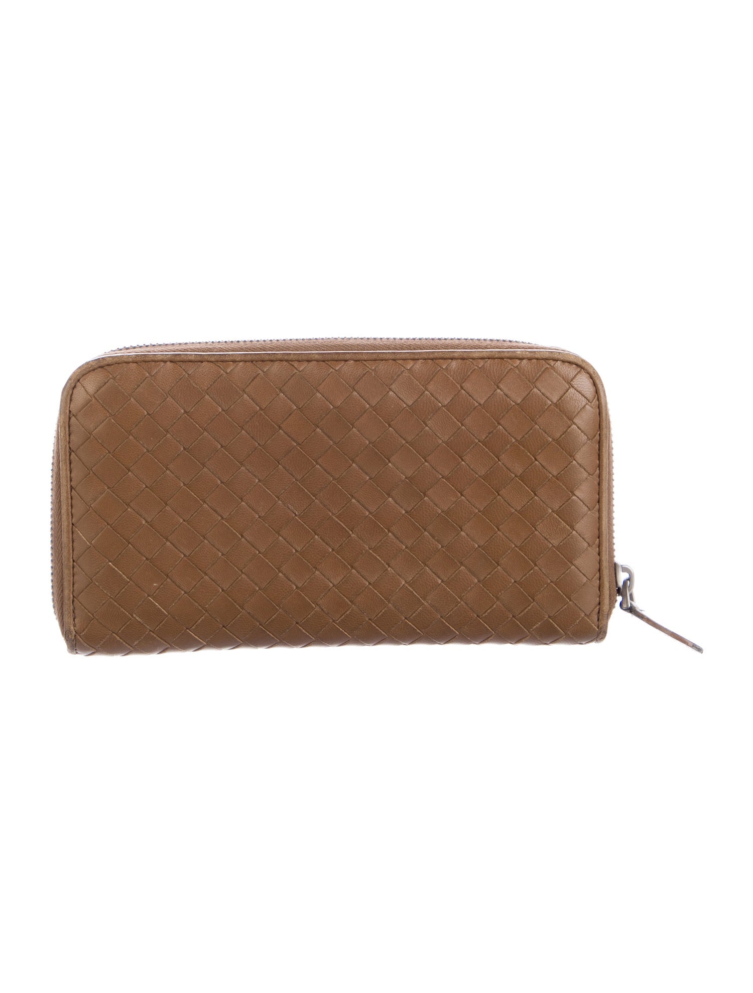 Bottega Veneta Vintage Intrecciato Weave Continental Wallet