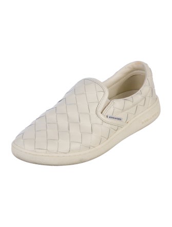 Bottega Veneta Intrecciato Weave Leather Loafer Sneakers