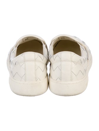 Bottega Veneta Intrecciato Weave Leather Loafer Sneakers