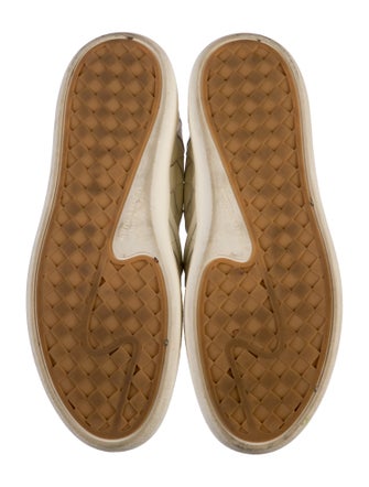 Bottega Veneta Intrecciato Weave Leather Loafer Sneakers