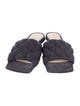 Bottega Veneta Padded Denim Quilted Pattern Slides