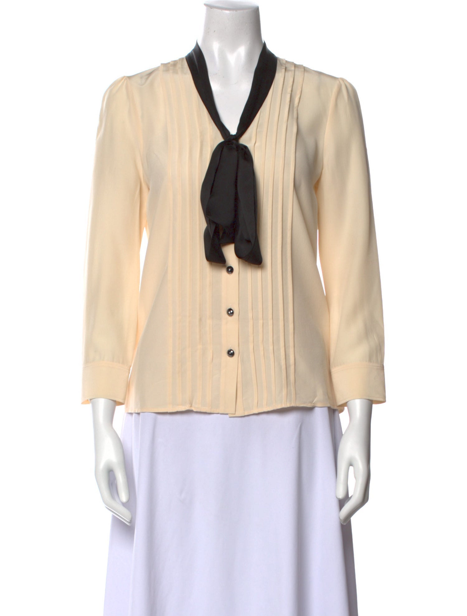 Bottega Veneta Silk V-Neck Blouse