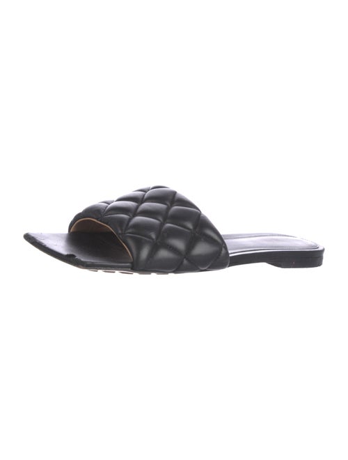 Bottega Veneta Lido Quilted Pattern Slides