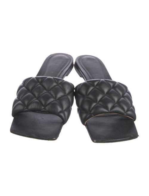 Bottega Veneta Lido Quilted Pattern Slides