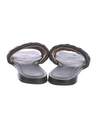 Bottega Veneta Lido Quilted Pattern Slides