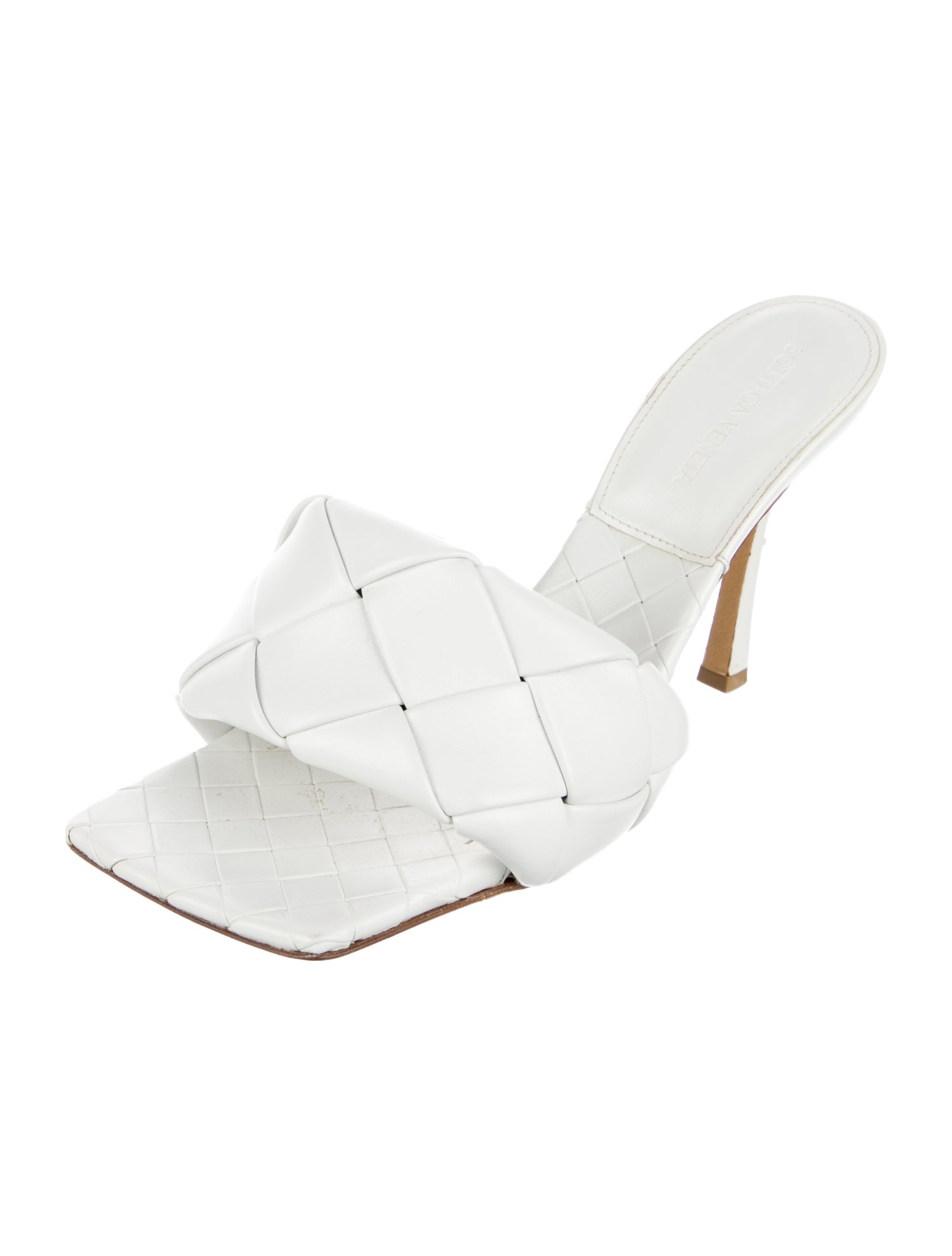 Bottega Veneta Lido Intrecciato Weave Slides