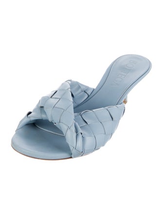Bottega Veneta Blink Mule Intrecciato Weave Slides