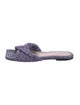 Bottega Veneta Raffia Stretch Intrecciato Weave Slides