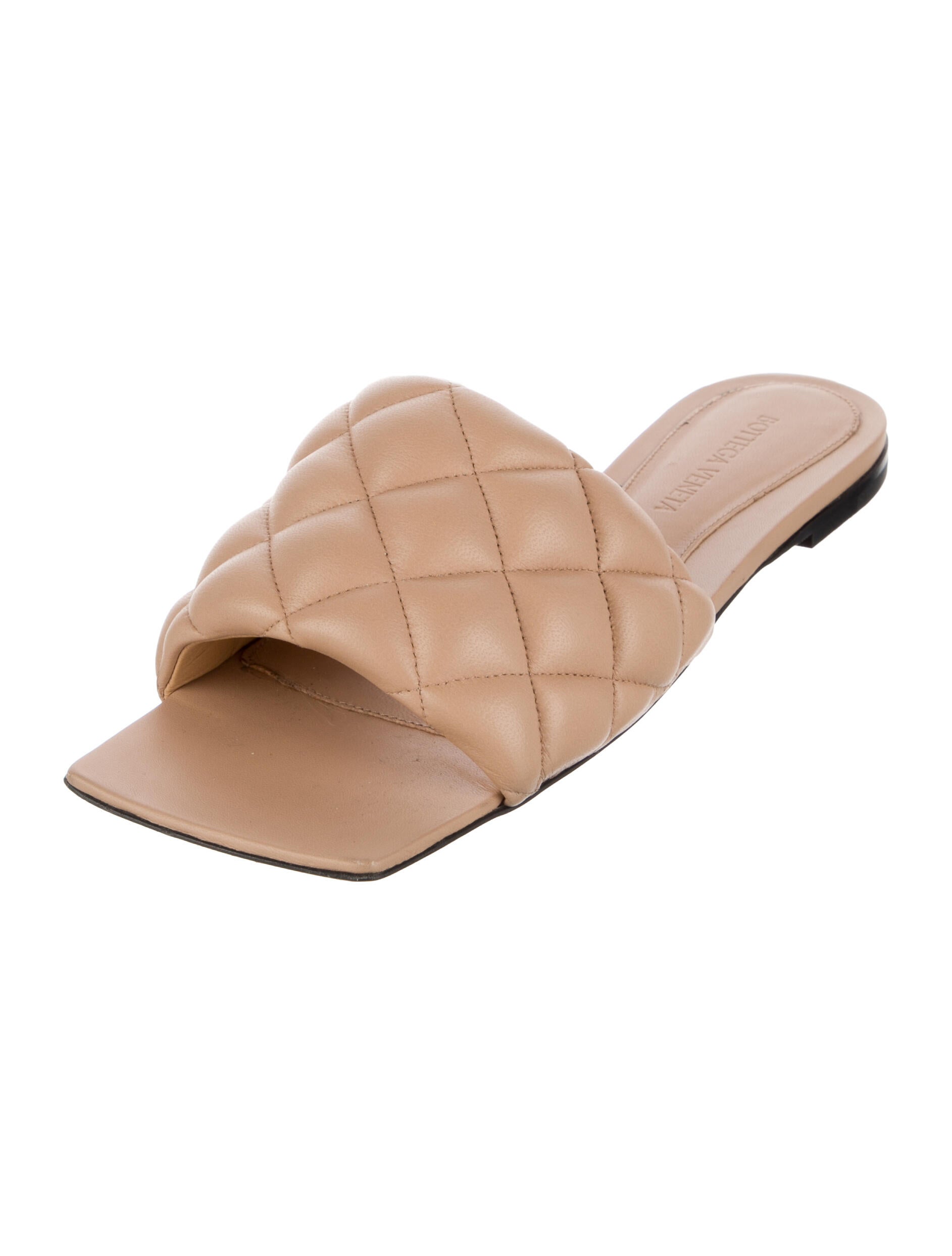 Bottega Veneta Leather Slides