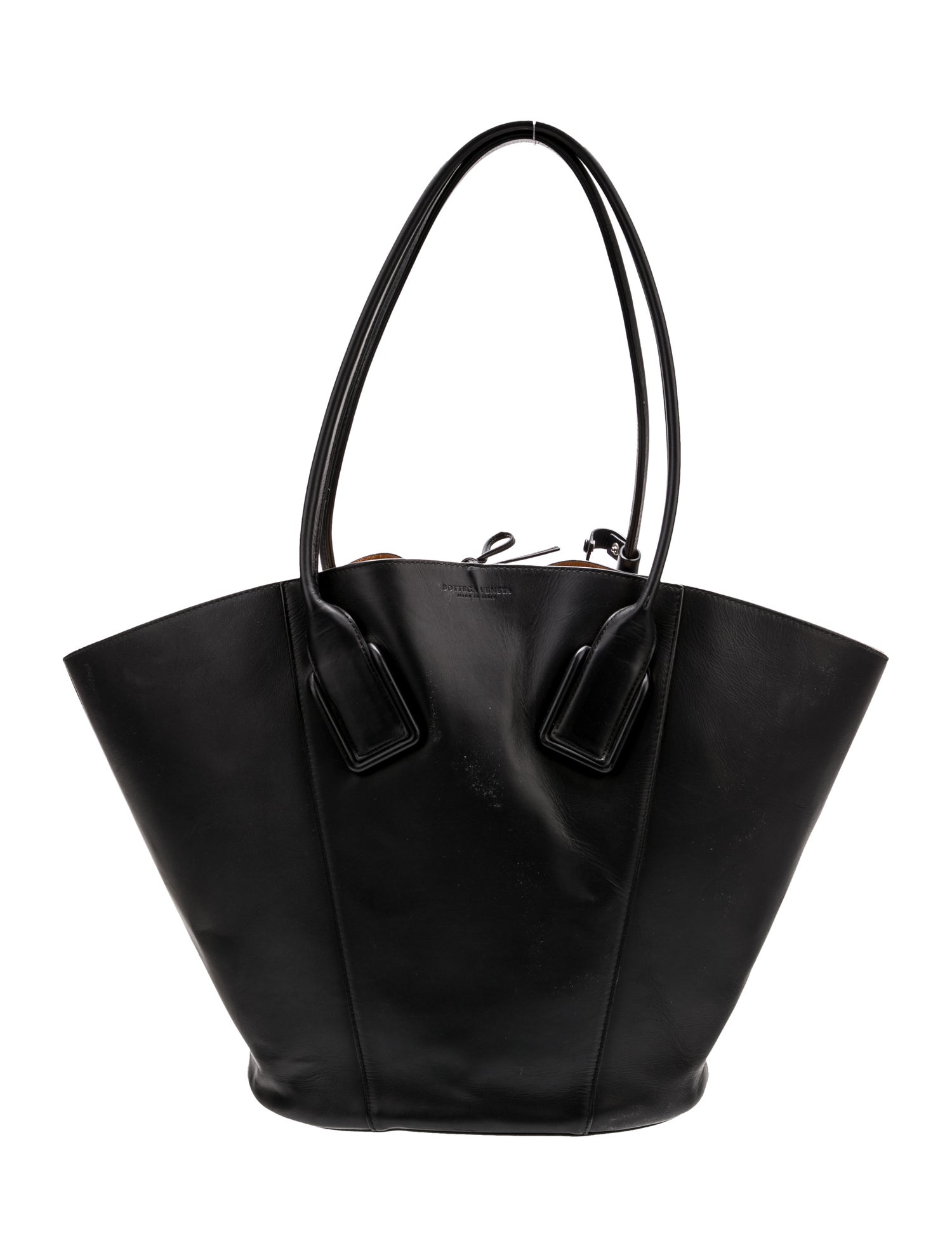 Bottega Veneta Leather Basket Tote