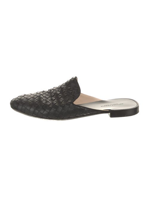 Bottega Veneta Riva Intrecciato Weave Mules