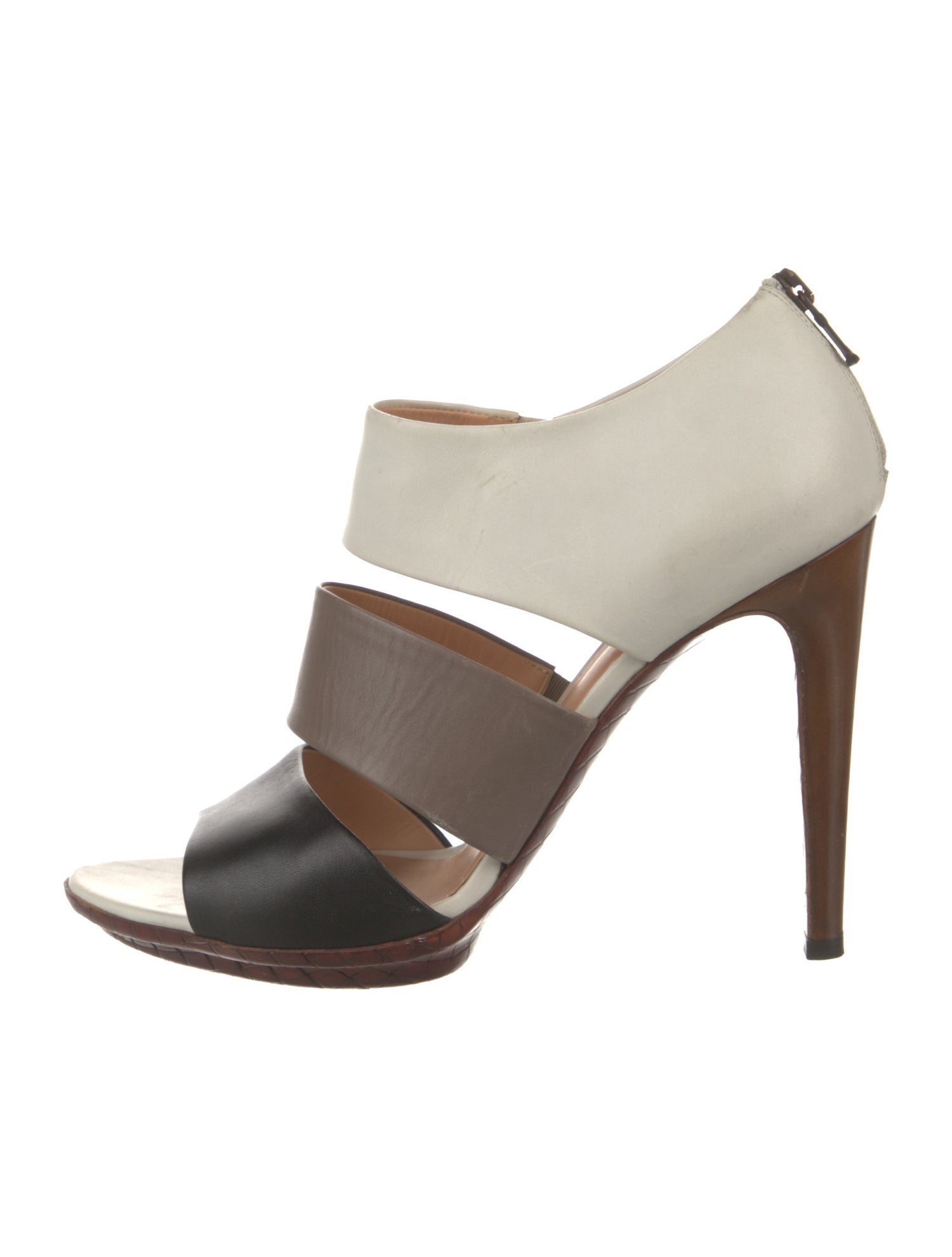 Bottega Veneta Leather Slingback Sandals