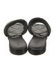 Bottega Veneta Metallic Intrecciato Leather Slides