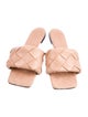 Bottega Veneta Intrecciato Weave Leather Slides