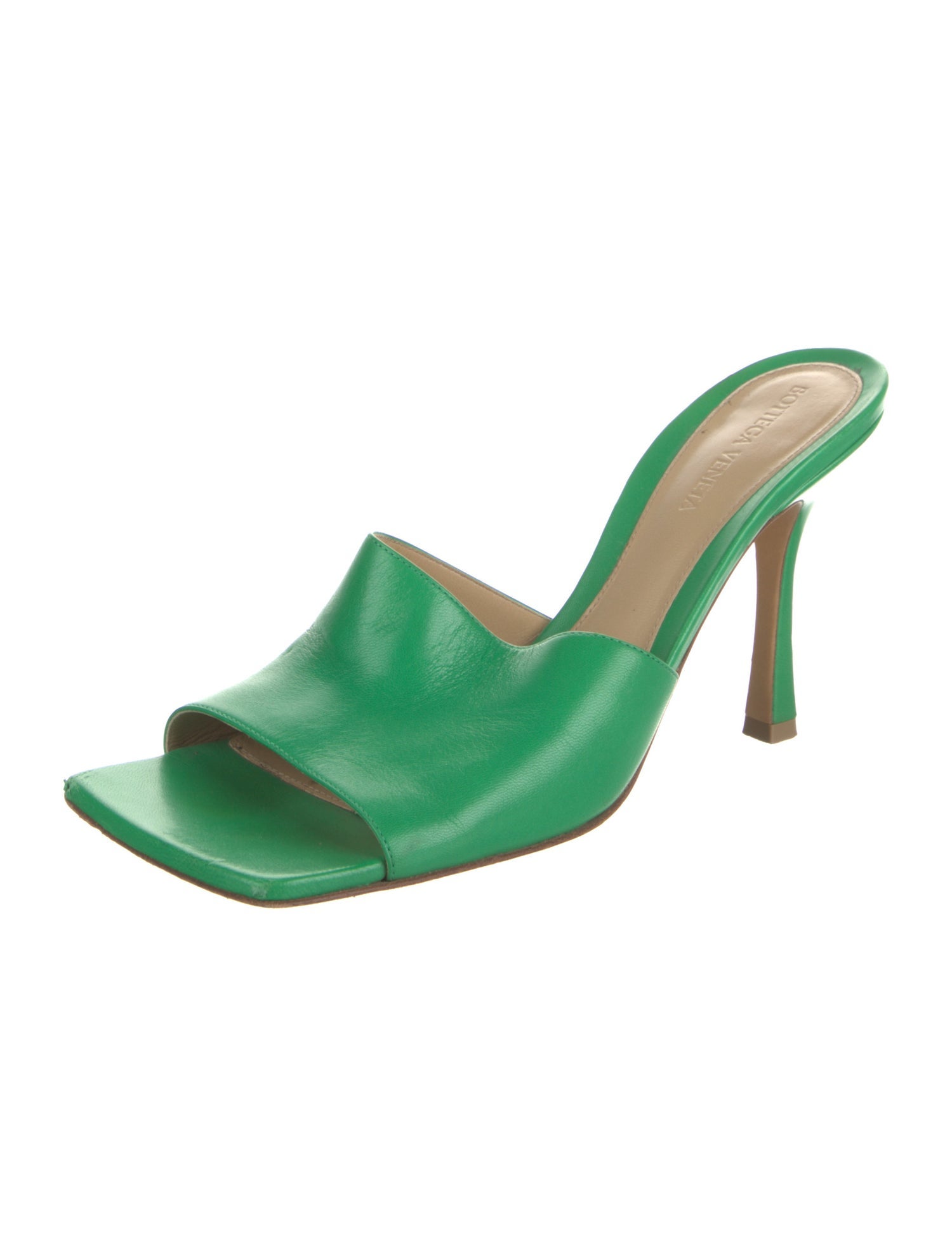 Bottega Veneta Leather Slides