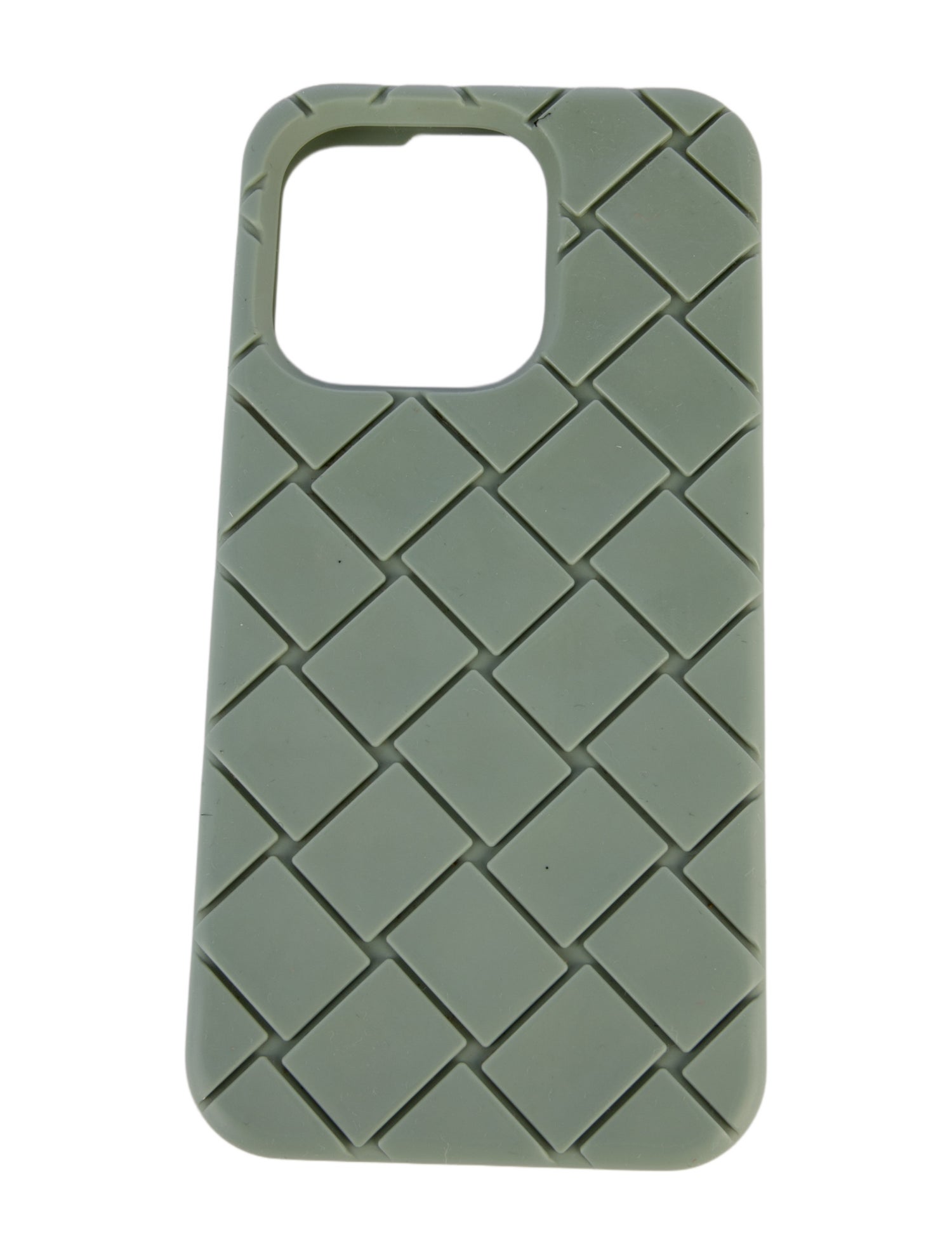 Bottega Veneta green rubber case iphone 14 pro