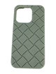 Bottega Veneta green rubber case iphone 14 pro