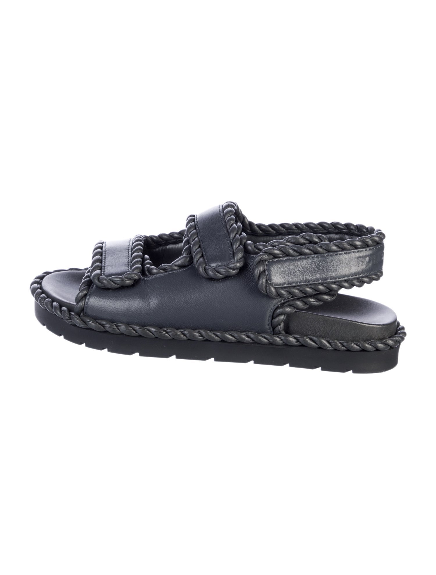 Bottega Veneta Jack Leather Slingback Flats