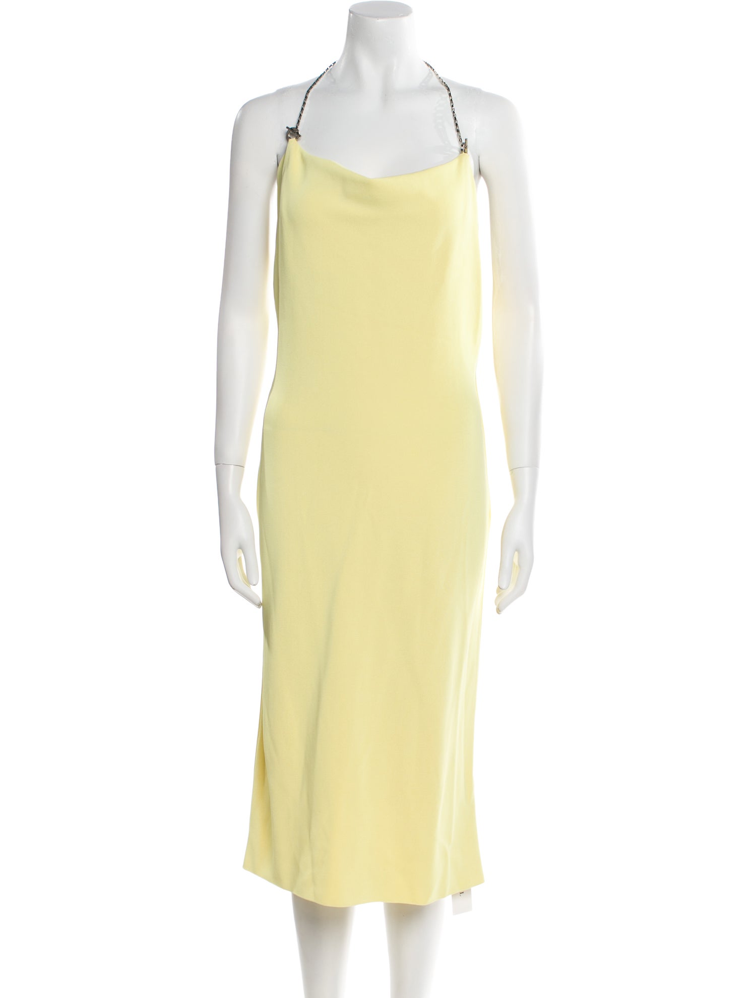 Bottega Veneta Cowl Neck Midi Length Dress