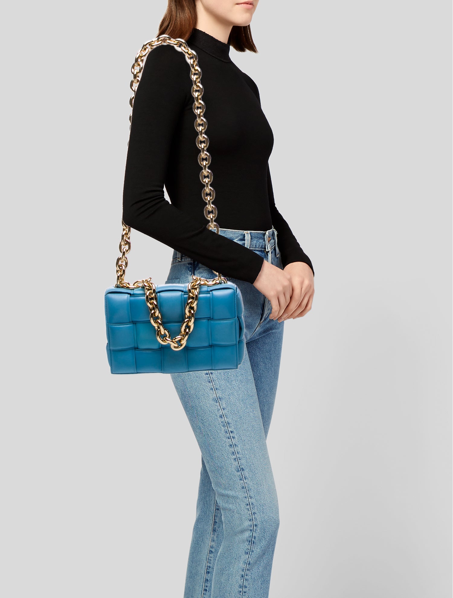 Bottega Veneta Intrecciato Chain Padded Cassette