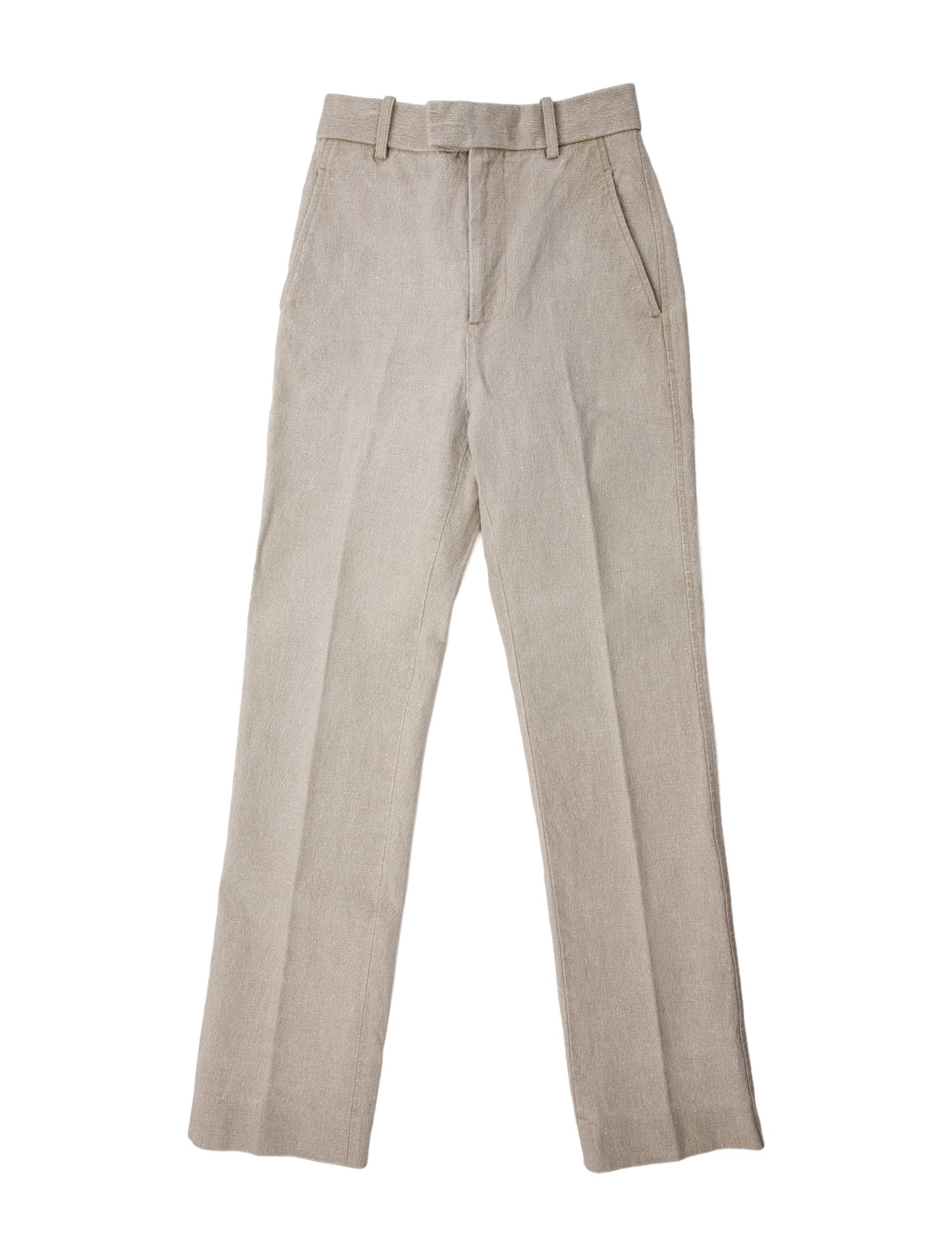 Bottega Veneta Linen Straight Leg Pants