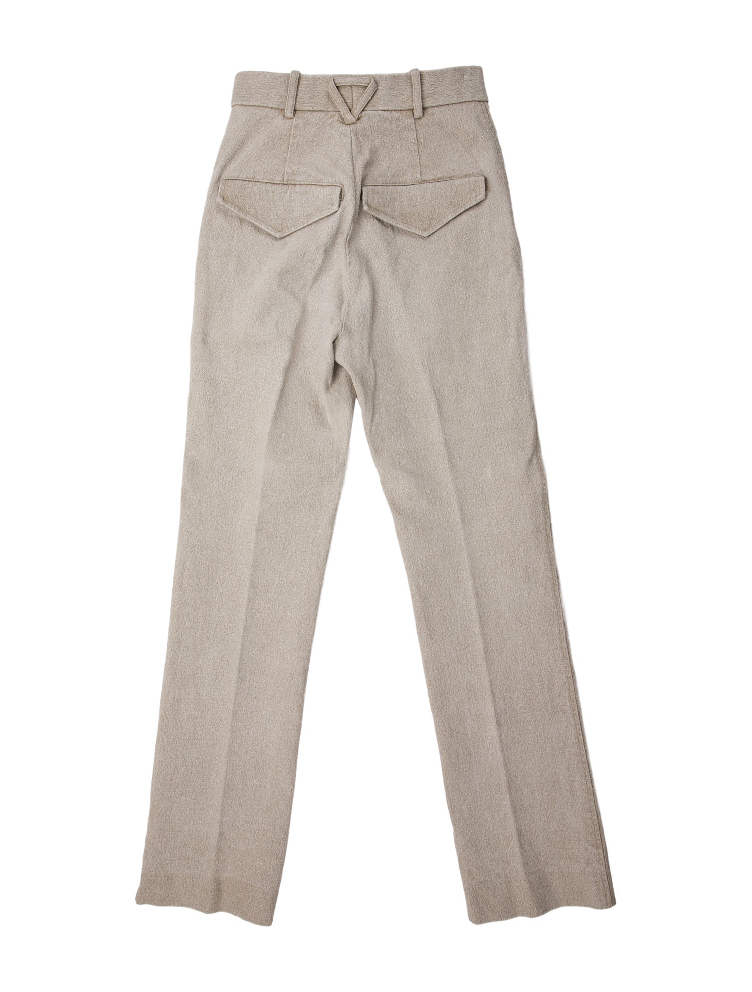 Bottega Veneta Linen Straight Leg Pants