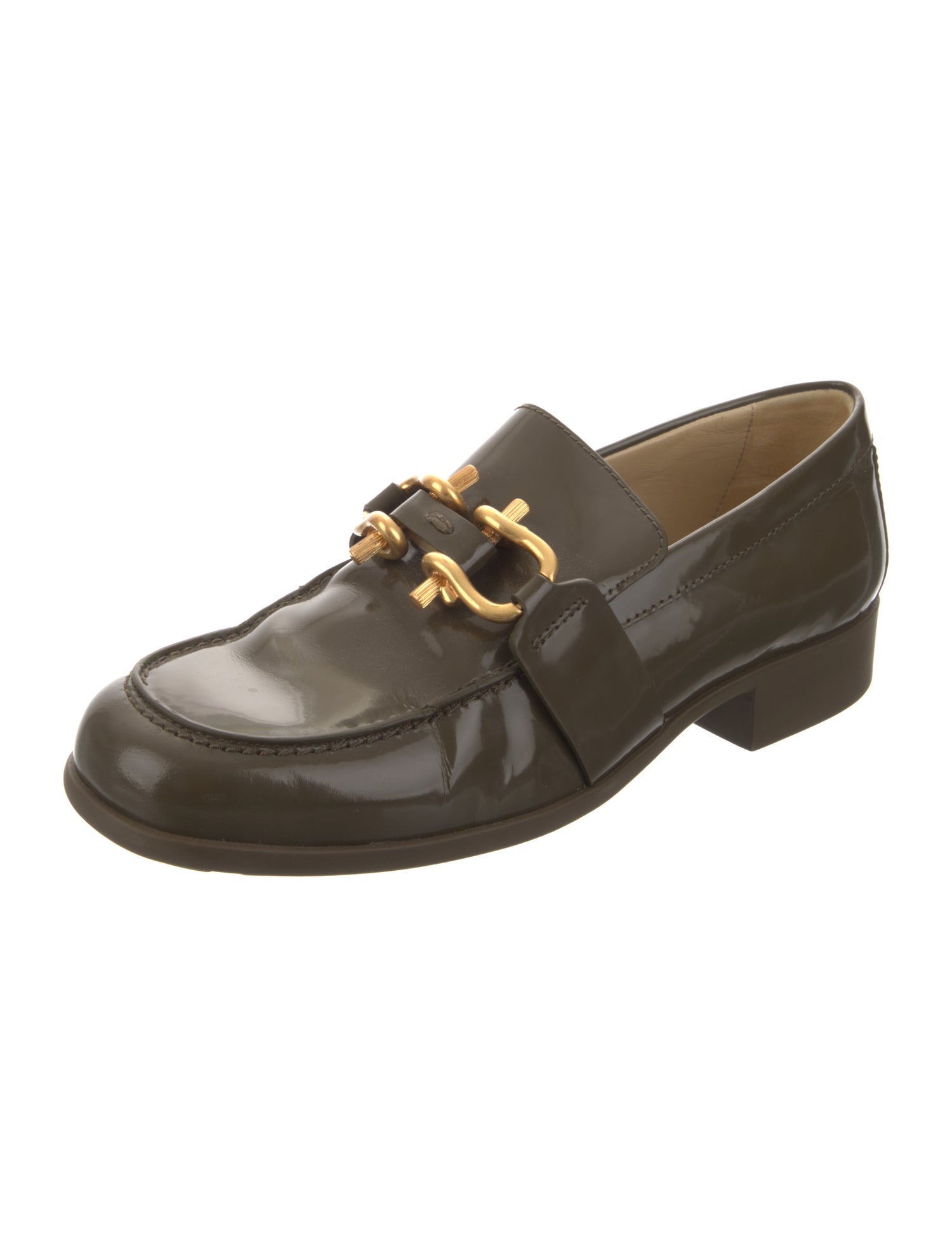 Bottega Veneta Patent Leather Loafers