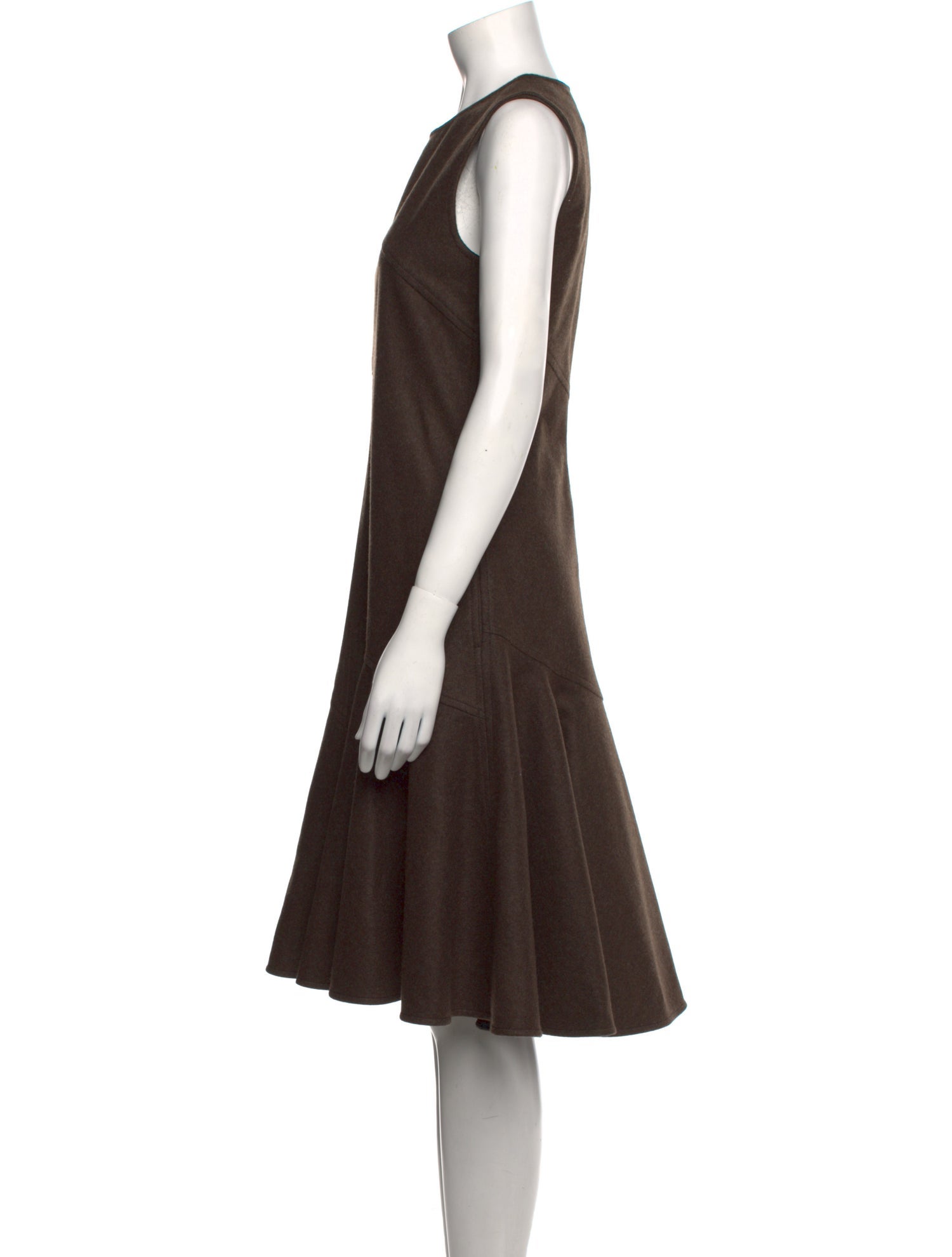 Bottega Veneta Wool Midi Length Dress
