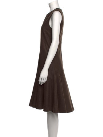 Bottega Veneta Wool Midi Length Dress